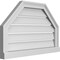 Ekena Millwork Octagonal Top Surface Mount PVC Gable Vent w/ 2"W x 2"P Brickmould Sill Frame, 28"W x 18"H GVPOT28X1803SF - alternate 3